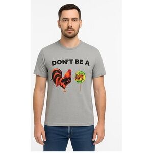 Grey Graphic Short Sleeve T-Shirt‎ Mens Medium